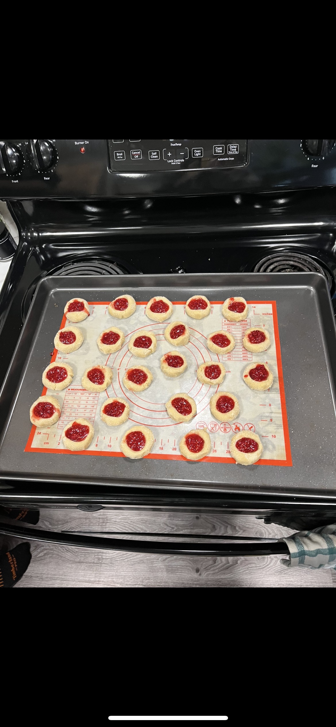 Raspberry Thumbprint Cookies